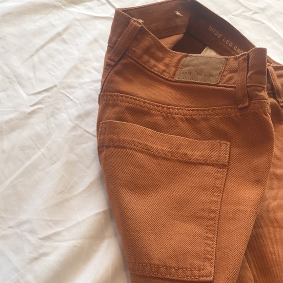 American Eagle Wide Leg Crop Rust 0 - Picture 7 of 13